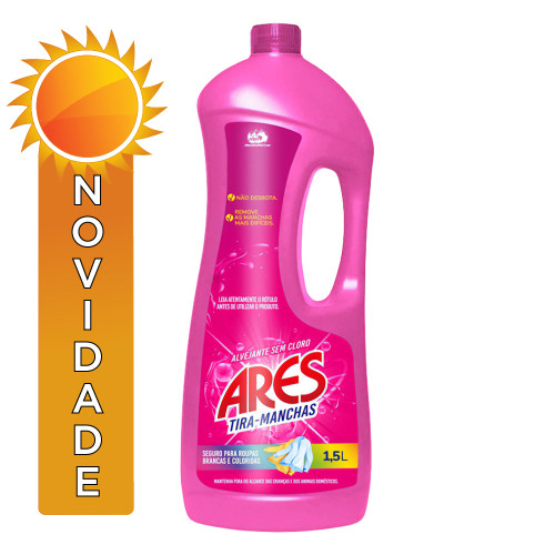 ALVEJANTE LÍQUIDO SEM CLORO ARES 1,5 LITRO TRADICIONAL - CX COM 6 UN