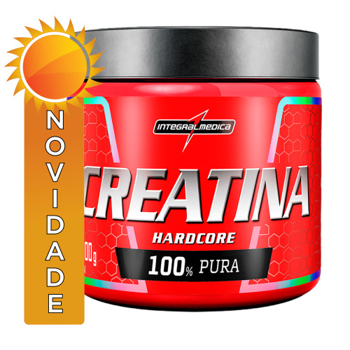 CREATINA HARDCORE INTEGRALMEDICA 300GR PURE - UNIDADE