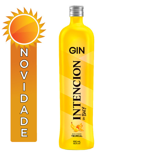 GIN INTENCION 900ML TROPICAL - FD COM 6 UN