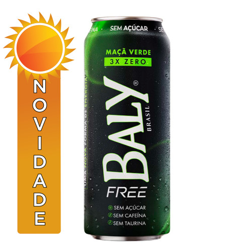 ENERGÉTICO BALY FREE 473ML MAÇÃ VERDE - FD COM 6 UN
