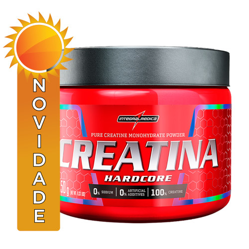 CREATINA HARDCORE INTEGRALMEDICA 150GR PURE - UNIDADE