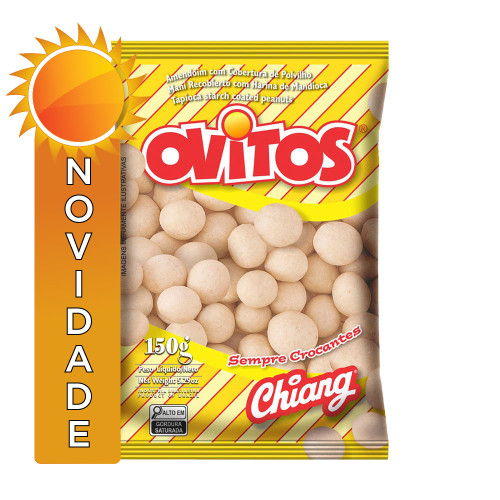 AMENDOIM OVITOS CHIANG 150GR - CX COM 12 PC