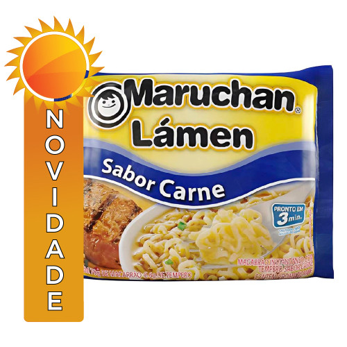 MACARRÃO INSTANTÂNEO MARUCHAN LÁMEN 85GR CARNE - CX COM 50 UN