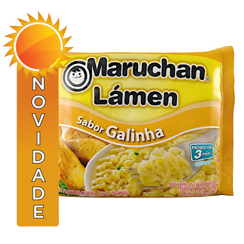 MACARRÃO INSTANTÂNEO MARUCHAN LÁMEN 85GR GALINHA - CX COM 50 UN