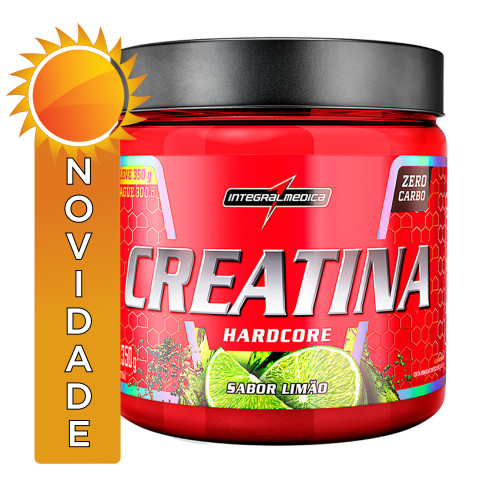CREATINA HARDCORE INTEGRALMEDICA 350GR - LIMAO . COM 1 UN