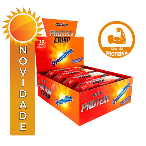BARRA PROTEIN CRISP INTEGRALMEDICA 45GR OVOMALTINE - DP COM 12 UN