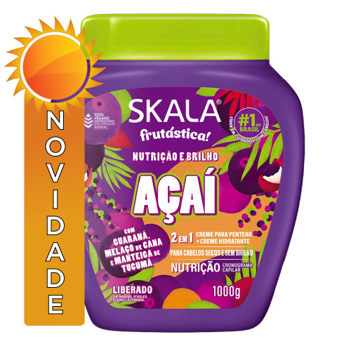 CREME SKALA POTE 1 KILO AÇAÍ - CX COM 6 UN
