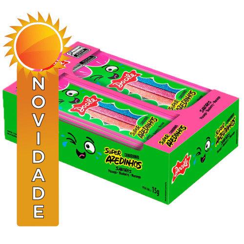 TUBES DOCILE 15GR SUPER AZEDINHO - DP COM 12 UN