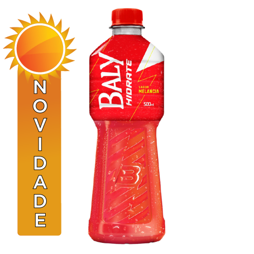 BALY HIDRATE ISOTÔNICO 500ML MELANCIA - FD COM 6 UN