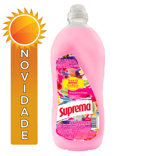 AMACIANTE SUPREMA 2 LITROS TOQUE DE AMOR - CX COM 6 UN