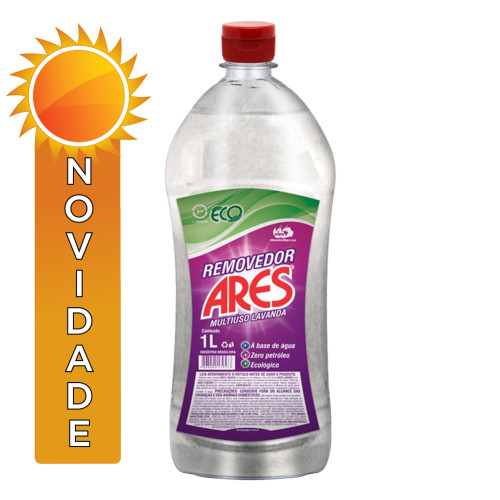 REMOVEDOR ARES 1 LITRO LAVANDA - CX COM 12 UN