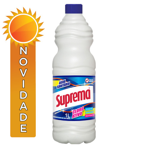ÁGUA SANITÁRIA SUPREMA 1 LITRO - CX COM 12 UN