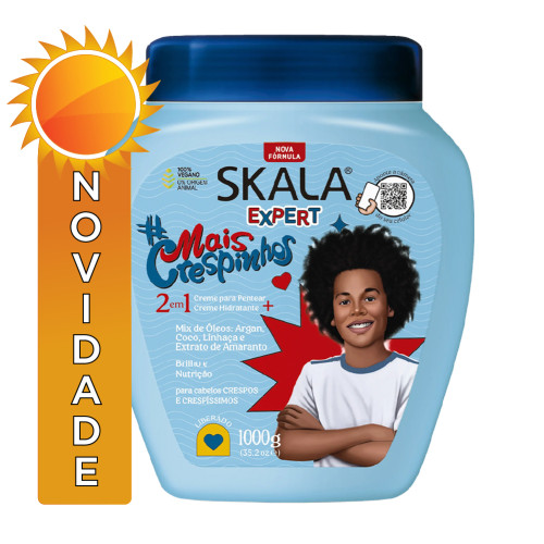 CREME SKALA POTE 1 KILO MAIS CRESPINHO - CX COM 6 UN