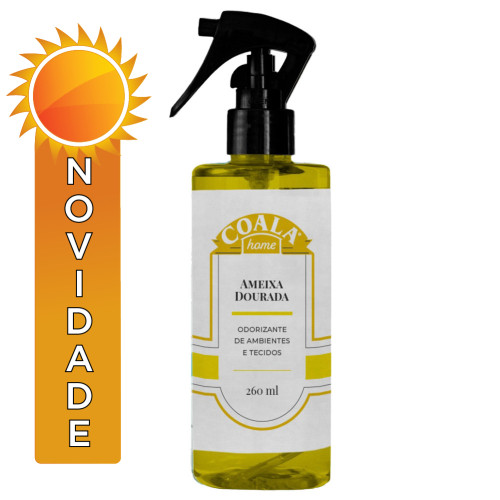 ODORIZANTE DE AMBIENTES E TECIDOS HOME COALA 260ML AMEIXA DOURADA - CX COM 6 UN