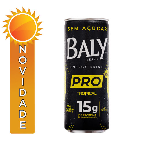 ENERGÉTICO BALY PRO 250ML TROPICAL - FD COM 6 UN