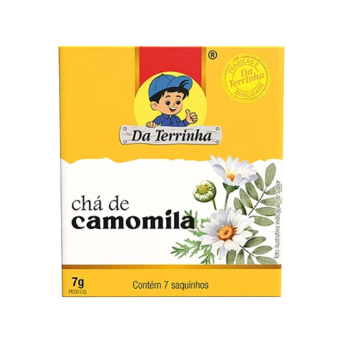 CHÁ DA TERRINHA 7GR CAMOMILA - FD COM 10 UN