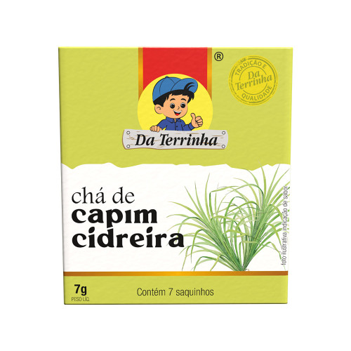 CHÁ DA TERRINHA 7GR CAPIM CIDEIRA - FD COM 10 UN
