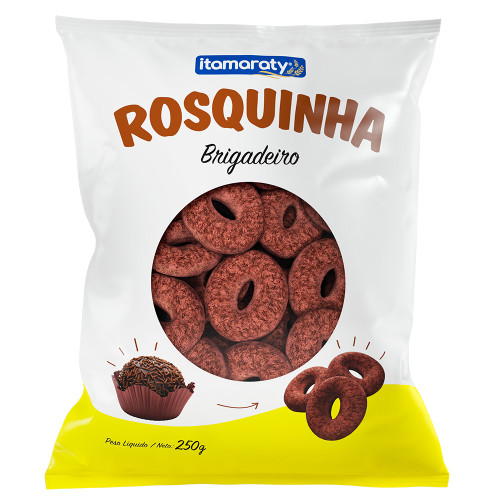 ROSQUINHA ITAMARATY 250GR BRIGADEIRO - CX COM 12 UN