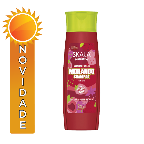 SHAMPOO SKALA 325ML MORANGO - PC COM 4 UN