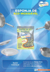 ESPONJA SAMPA CLEAN INOX - PC COM 10 UN