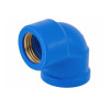 COTOVELO AZUL LISO E ROSCA KRONA 3/4X1/2 - CARTELA COM 10 UN