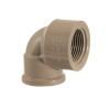 COTOVELO MARROM LISO E ROSCA KRONA 3/4X3/4 - CARTELA COM 10 UN