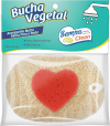 ESPONJA P/ BANHO VEGETAL SAMPA CLEAN - CARTELA COM 12 UN