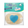 ESPONJA P/ BANHO VEGETAL SAMPA CLEAN - CARTELA COM 12 UN