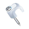 GRAMPO P/ FIXAR FIO COAXIAL C/15 BRANCO - CARTELA COM 10 UN