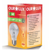 LÂMPADA HALÓGENA OUROLUX - 60W 220V PC COM 10 UN