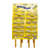 APARELHO DE BARBEAR SUPERBARBA 3 LÂMINAS AMARELO - CARTELA COM 24 UN