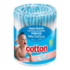 COTONETE COTTON LINE POTE 150UN AZUL BOY - CX COM 48 UN