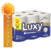 PAPEL HIGIÊNICO LUXY NEUTRO 12X20MT FOLHA DUPLA - FD COM 6 PC