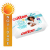 TOALHA UMEDECIDA RECÉM NASCIDO COTTON LINE C/ 96UN 19CMX14CM - CX COM 6 UN