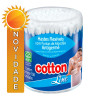 COTONETE COTTON LINE POTE 150UN BRANCO - CX COM 48 UN